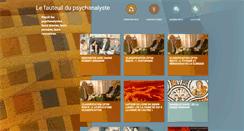Desktop Screenshot of lefauteuildupsychanalyste.com